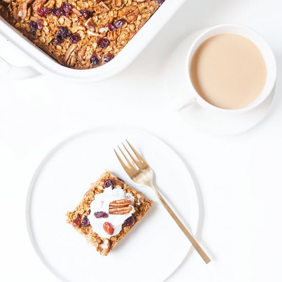 Pumpkin Baked Oatmeal