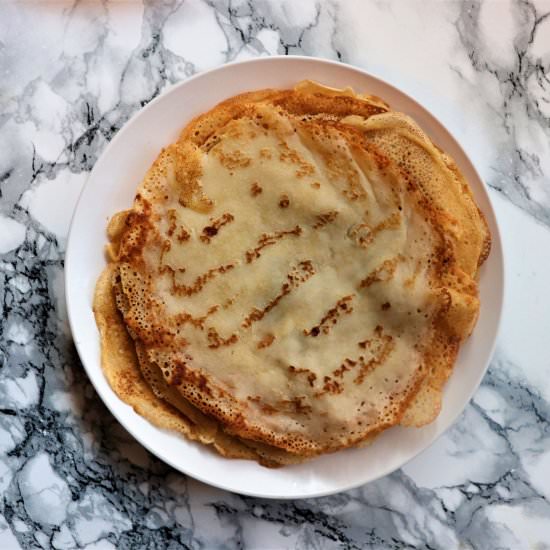 Sweet or Savory Easy Vegan Crepes