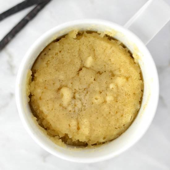 Vanilla Bean Mug Cake