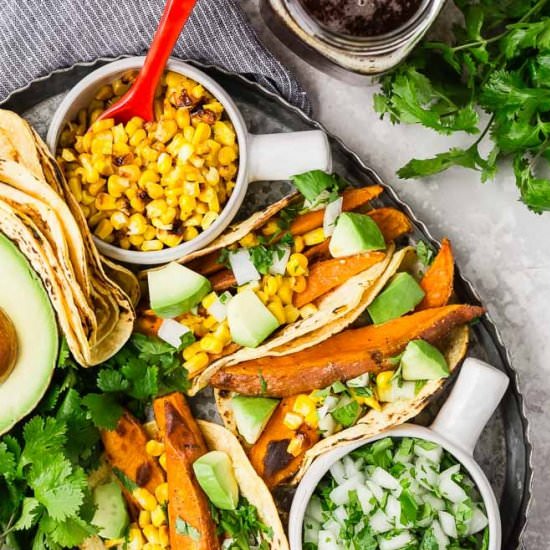 Crispy Sweet Potato Tacos