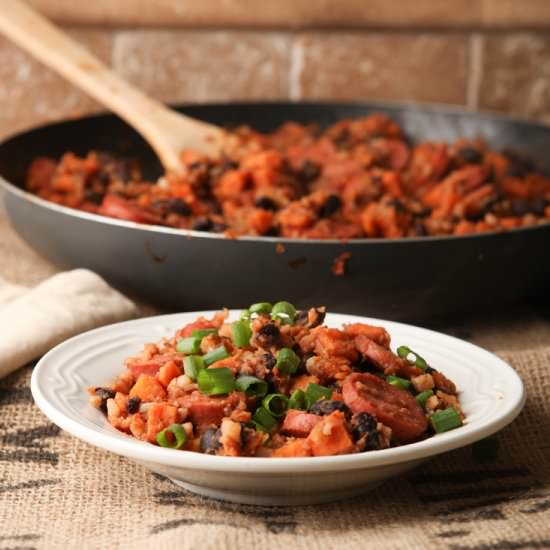 Sausage Sweet Potato Skillet