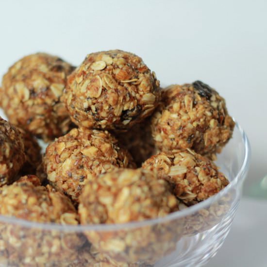 Oatmeal Cookie Energy Bites