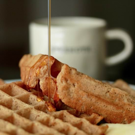 Spiced Apple Waffles