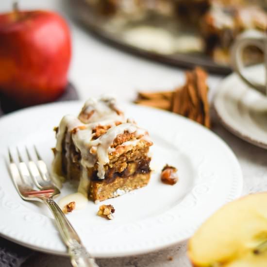 Cinnamon Apple Graham Cracker Bars