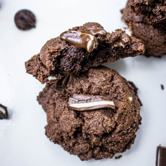 Triple Chocolate Mint Cookies