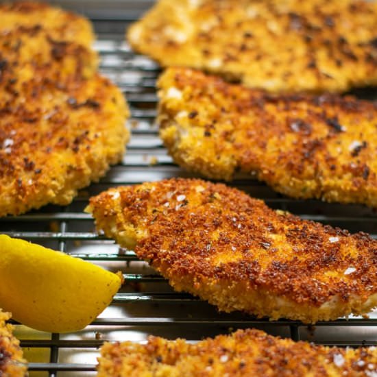 Crispy Tarragon Chicken Cutlets
