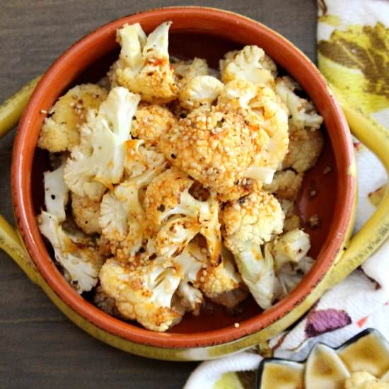 Spicy Roasted Cauliflower