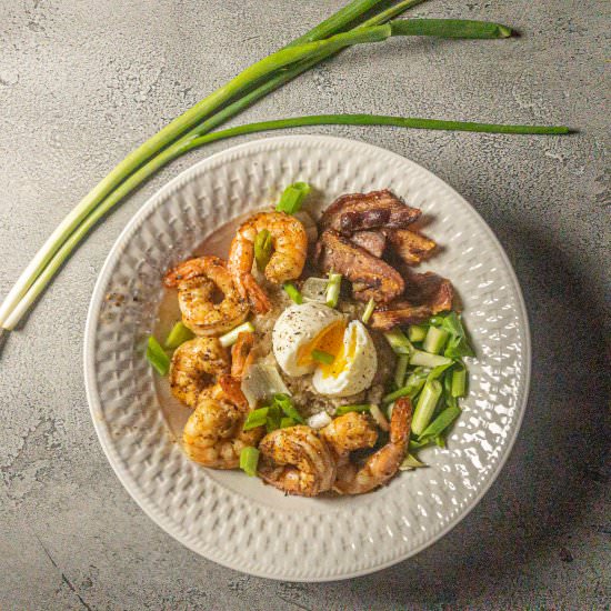 Shrimp and Grits with Bacon
