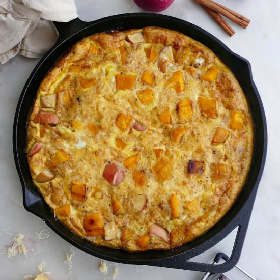Apple Pumpkin Frittata with Gouda