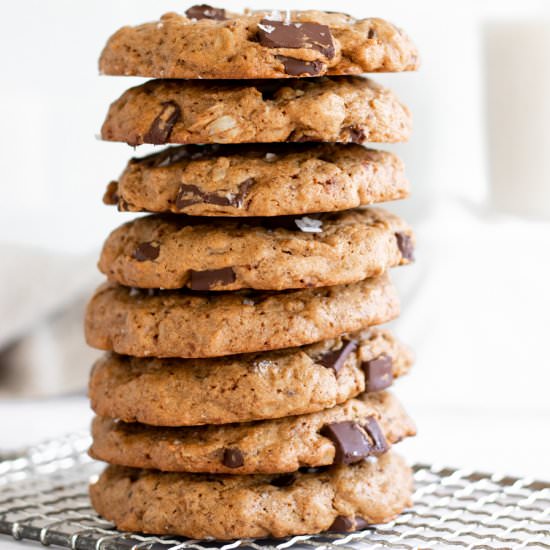 Chocolate Chunk & Tahini Cookies