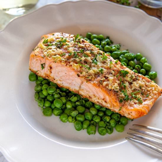 BAKED SALMON SCAMPI