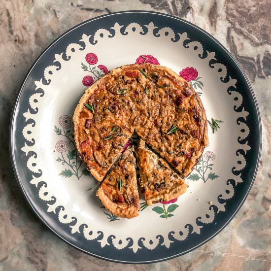 Onion Bacon Quiche