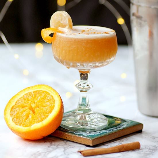 Spiced Orange Whisky Sour