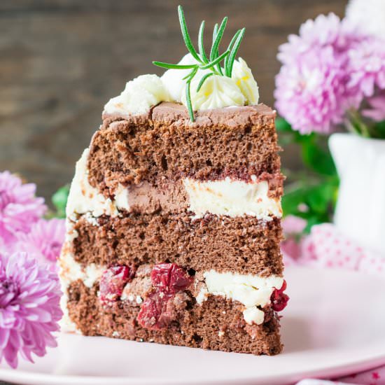 Chocolate Cherry Cake