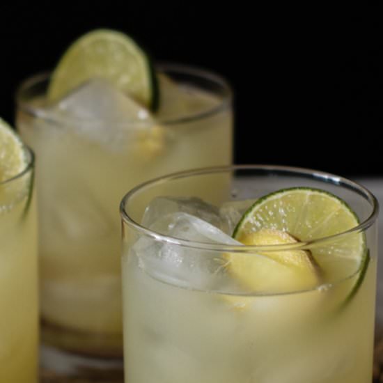 Non-alcoholic Ginger Lemon Drink