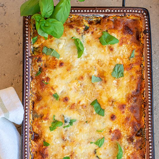 Zucchini Baked Ziti (Keto, GF)