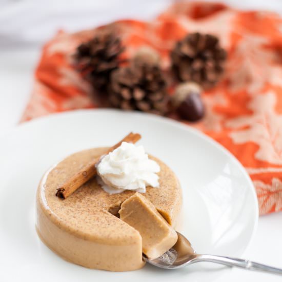Dairy Free Pumpkin Panna Cotta
