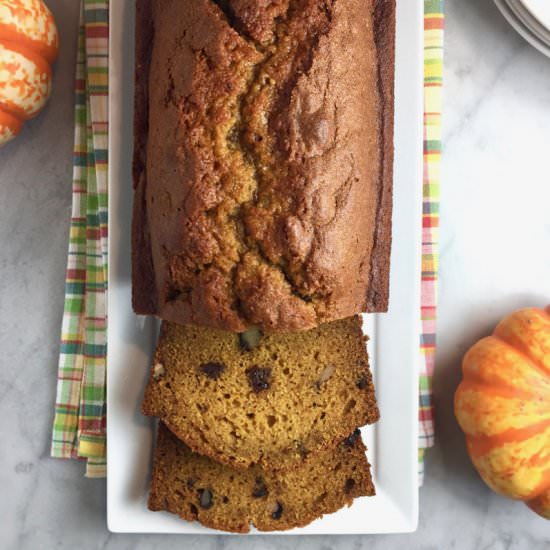Olive Oil Pumpkin Bread