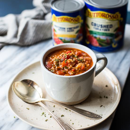 STUFFED PEPPER SOUP