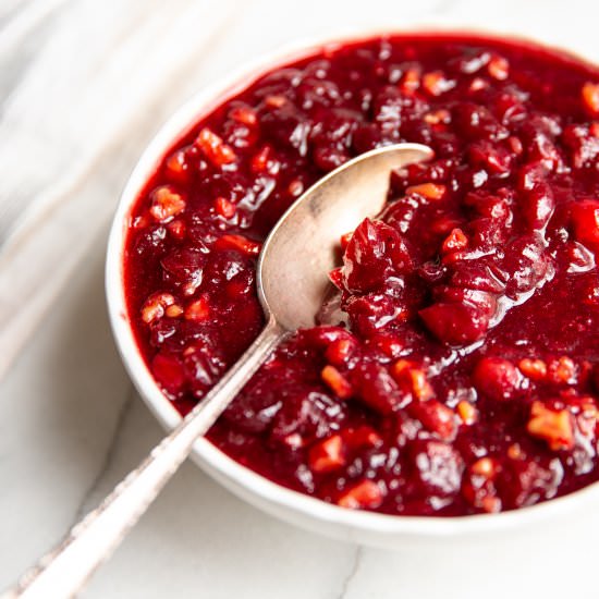 The ULTIMATE Cranberry Sauce