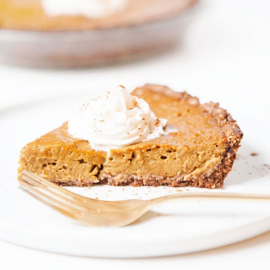 Healthy Pumpkin Pie