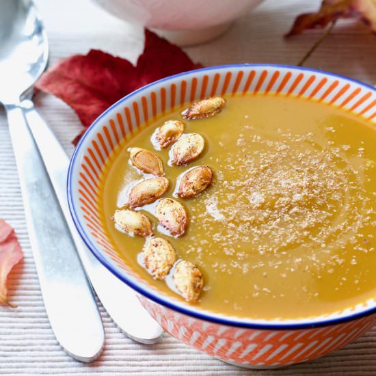 Butternut Squash & Chestnut Soup