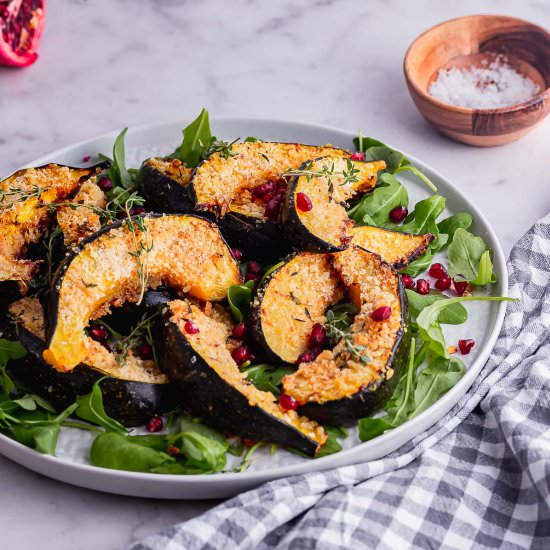 Roasted Squash with Crunchy Panko