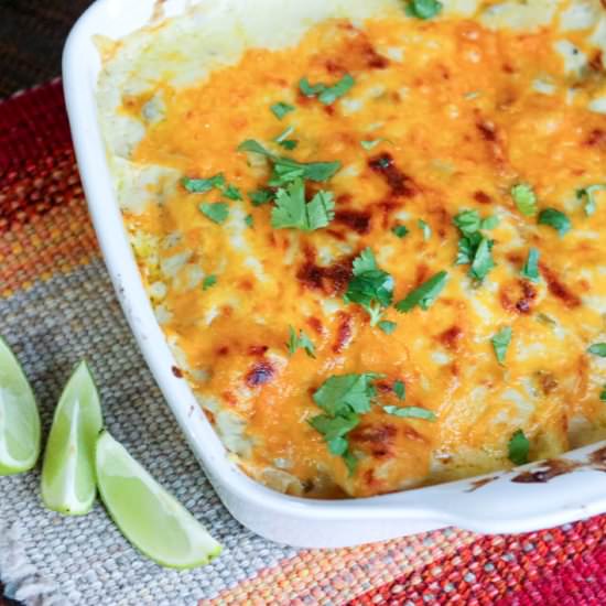 Simple Sour Cream Chicken Enchilada