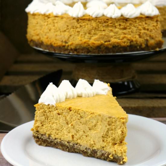 Keto Pumpkin Cheesecake