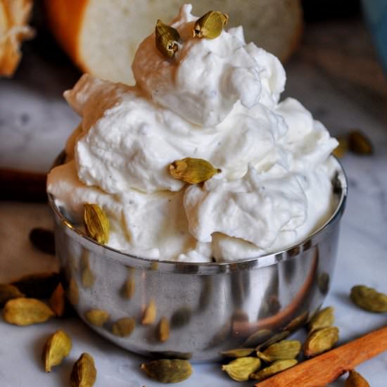 Cardamom Chantilly Cream