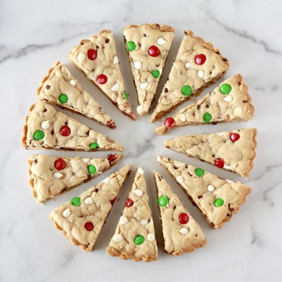 Christmas Chocolate Cookie Bars
