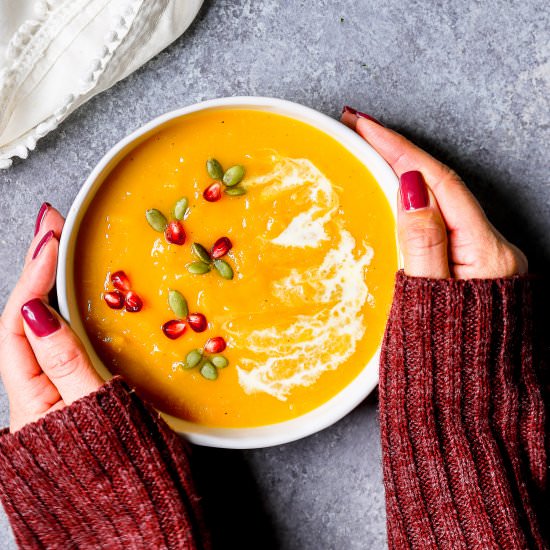 Butternut Squash Beer Soup