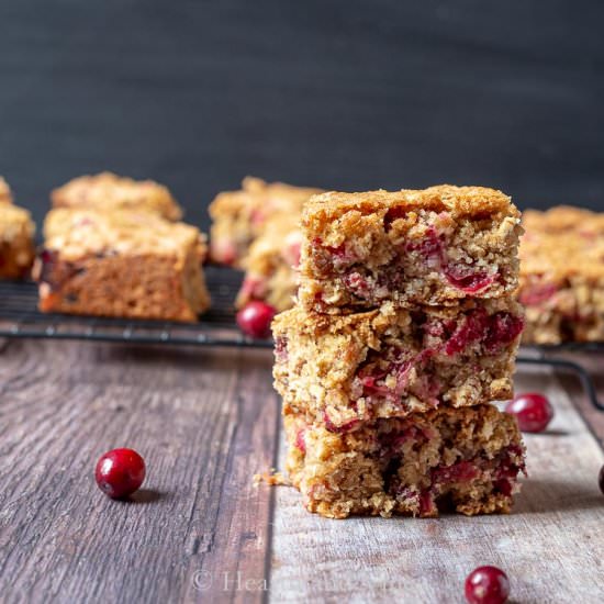 Cranberry Oatmeal Bars