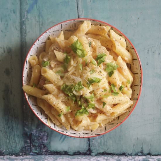 Garlic Pancetta Pasta