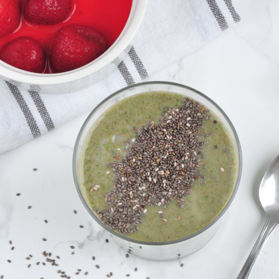 Strawberry-Peanut smoothie