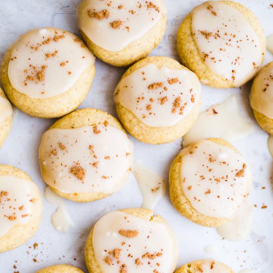 Gluten-Free Iced Pumpkin Cookies