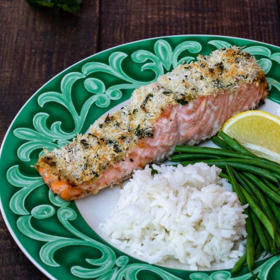 Panko Crusted Salmon Fillets