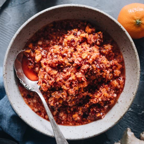 Cranberry Relish with Ginger