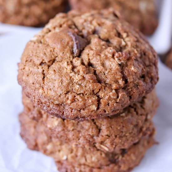 Oatmeal Molasses Cookies