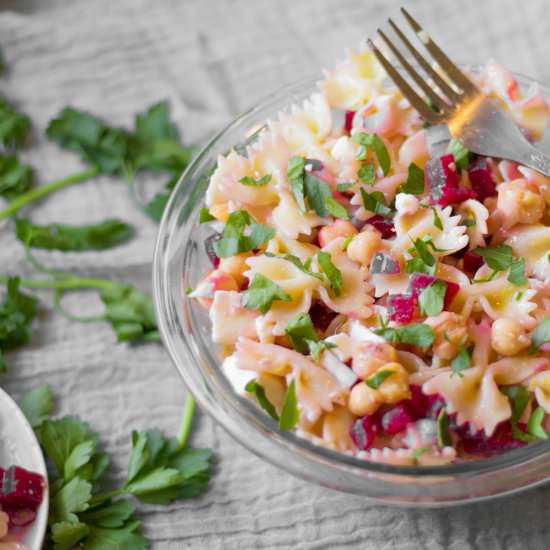 simple greek pasta salad