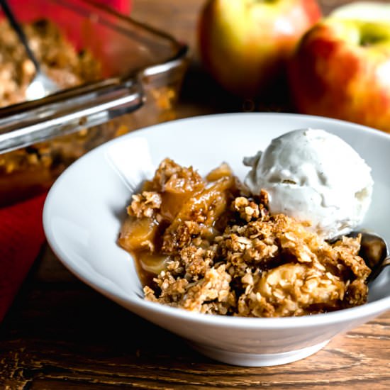 Healthy Gluten-Free Apple Crisp