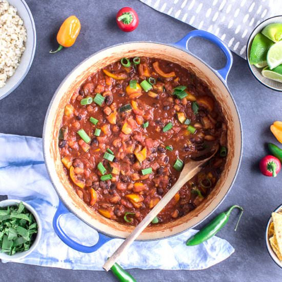 Warming Bean Chili (vegan & gf)