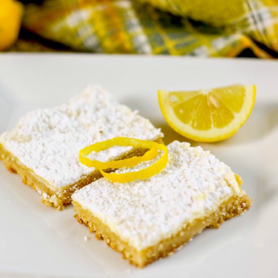 LOW CARB LEMON BARS