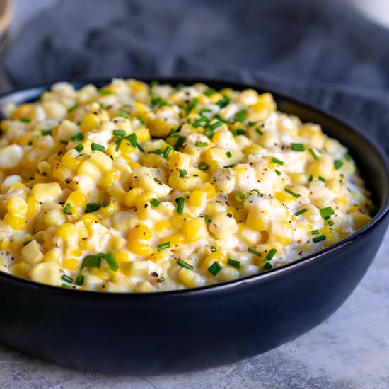 EASY CREAMED CORN (TWO WAYS!)