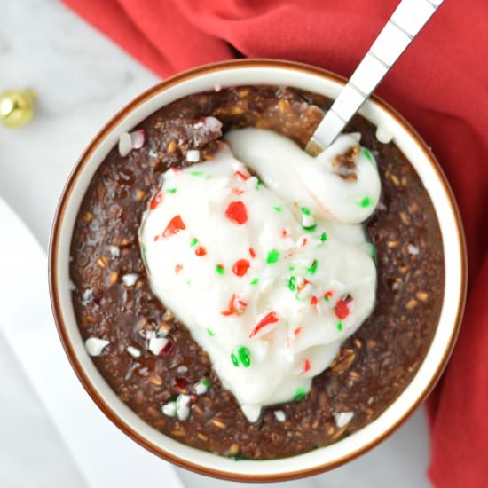 Peppermint Mocha Oatmeal