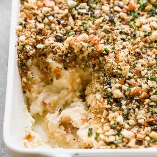 Loaded Baked Mashed Potatoes