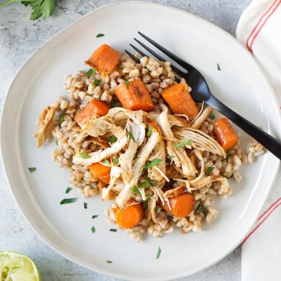 Slow Cooker Chili Lime Pulled Chicken