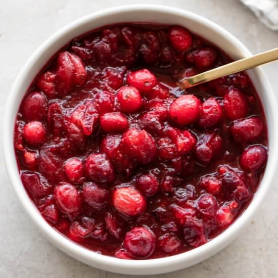 Homemade Cranberry Sauce