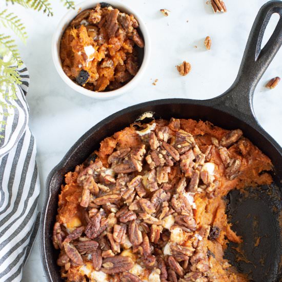 Skillet Sweet Potato Casserole