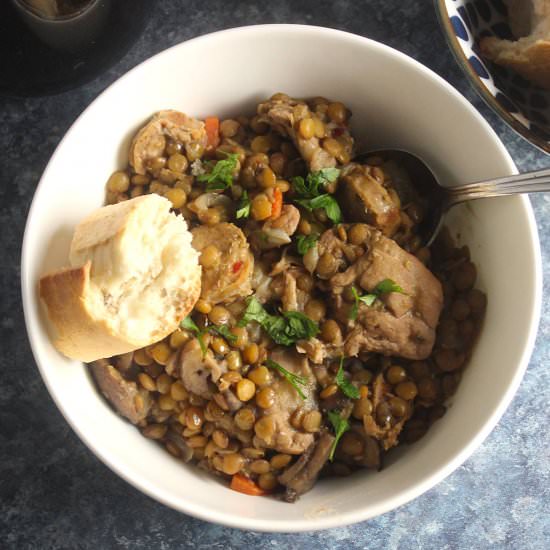 Chicken Lentil Stew